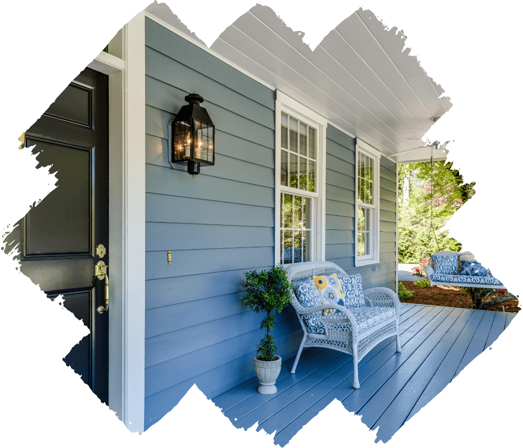 Beautiful exterior paint job